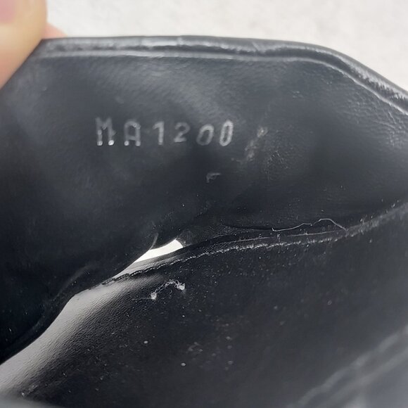 LOUIS VUITTON Monogram Black Embossed Revival Heel Sandal - Picture 3 of 11